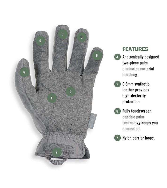 Mechanix Wear Size Chart